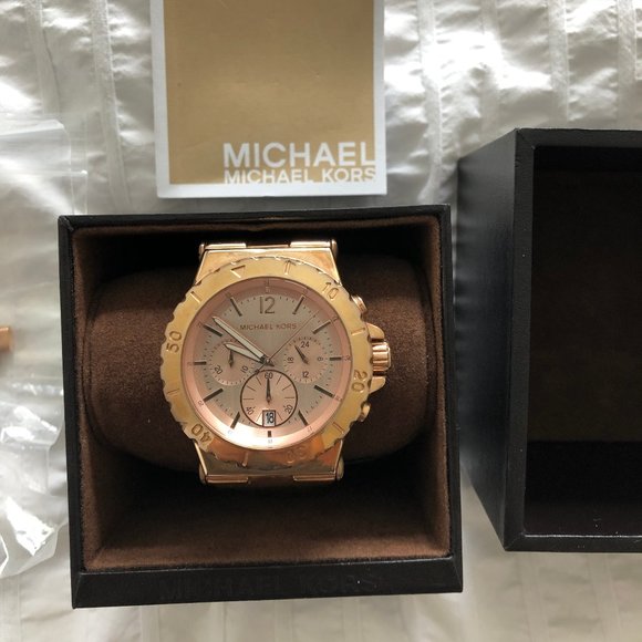 MICHAEL KORS Rose Gold Two-Tone Watch - Picture 1 of 2